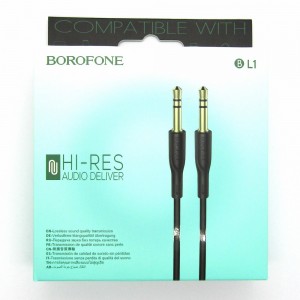 AUX Borofone BL1 1м (black)