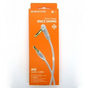 AUX Borofone BL4 1м (gray)