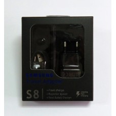СЗУ блочек Samsung S8 ориг+кабель type-c (black)