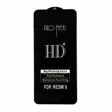 Стекло Pro-Flexi HD Xiaomi Redmi 9/9A/9C (black)