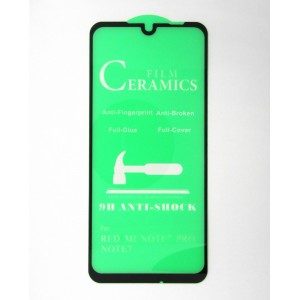 Стекло Ceramics Xiaomi Redmi Note 7 PRO 5D (black)