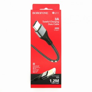 Data cable Borofone BU11 Type-C (black)