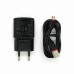 СЗУ Borofone + кабель micro-USB BA48A (black)