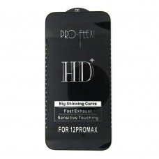 Стекло Pro-Flexi HD iPhone 12 Pro Max (black)