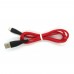 Data cable Denmen D19V micro-USB (red)
