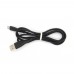 Data cable Denmen D19V micro-USB (black)