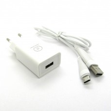 СЗУ WUW T47 блочек+кабель Type-C (white)