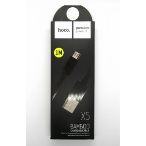 Data cable hoco premium X-5 micro USB (black)
