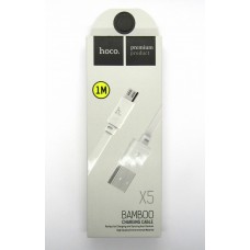 Data cable hoco premium X-5 micro USB (white) Data cable hoco premium X-5 micro USB (white)