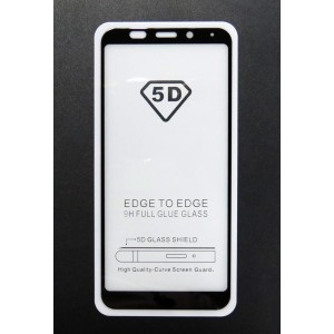 Стекло Xiaomi Redmi 5+ 5D (black)