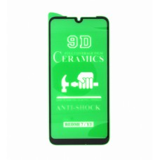 Стекло Ceramics Xiaomi Redmi 7/Y3 9D (black)
