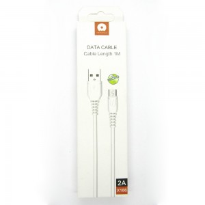Data cable WUW X166 micro-USB (white)