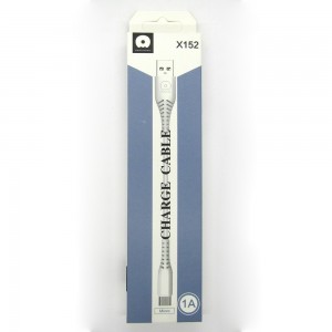 Data cable WUW X152 micro-USB (white)