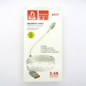 Data cable Denmen D11T Type-C магнит (black)