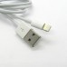 Data cable Denmen D22L iPhone (white)
