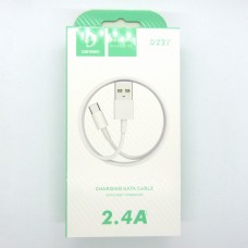 Data cable Denmen D22T Type-C (white)
