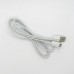 Data cable Denmen D22V micro-USB (white)