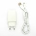 СЗУ блочек Denmen DC02L + кабельiPhone (white)