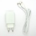 СЗУ блочек Denmen DC01L + кабель Lightning (white)