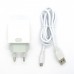 СЗУ блочек Denmen DC07V 18W + кабель micro-USB (white)