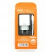 СЗУ блочек Denmen DC07V 18W + кабель micro-USB (white)