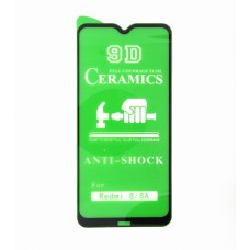 Стекло Ceramics Xiaomi Redmi 8/8A 9D (black)