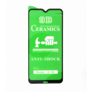 Стекло Ceramics Xiaomi Redmi 8/8A 9D (black)