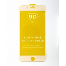 Стекло iPhone 8+ 9D (white)
