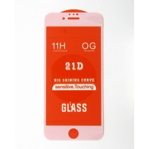 Стекло iPhone 6/7/8 21D (white)