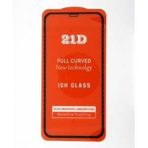Стекло iPhone XR 21D (black)
