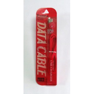 Data Cable Fashion PREMIUM micro-USB (red)