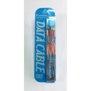 Data Cable Fashion PREMIUM micro-USB (pink)
