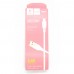 Data cable Denmen D01L Lightning (white)