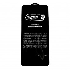 Стекло Super Glass Realme 5/5S/5I/C12  (black)