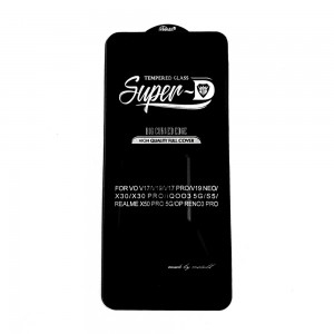 Стекло Super Glass Realme X50 PRO 5G  (black)