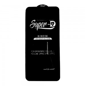 Стекло Super Glass Realme 5 PRO  (black)