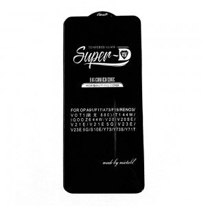 Стекло Super Glass OPPO A91 (black)