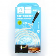 Data cable Denmen D19T Type-C (white)