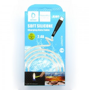 Data cable Denmen D19T Type-C (white)