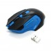 Мышка беcпроводная Super-tech M-S03 (black-blue)