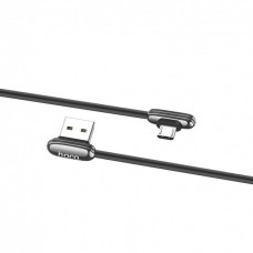 Data cable Hoco U60 micro-USB угловой оригинал (gray)
