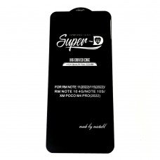 Стекло Super Glass Xiaomi Redmi Note 10 (black)