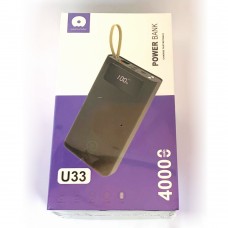 Power Bank WUW U33 40000mA (black)