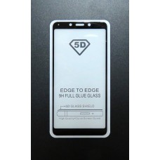 Стекло Xiaomi Redmi 6A 5D (black)