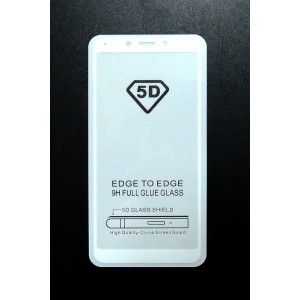 Стекло Xiaomi Redmi 6A 5D (white)
