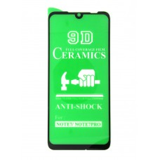 Стекло Ceramics Xiaomi Redmi Note 7 PRO 9D (black)