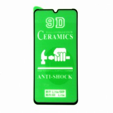 Стекло Ceramics Xiaomi Mi 9 Lite 9D (black)