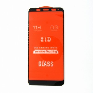 Стекло Xiaomi Redmi 5+ 21D (black)