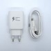 СЗУ блочек Samsung S8 ориг+кабель EP-TA300 type-c (white)