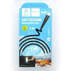 Data cable Denmen D19T Type-C (black)